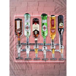 Wall-Mounted Wine Pouring Rack, Wine Pourer, Wine Divider, Measuring Base Wine, Bartending Tools, Bar Home Party Wine Set