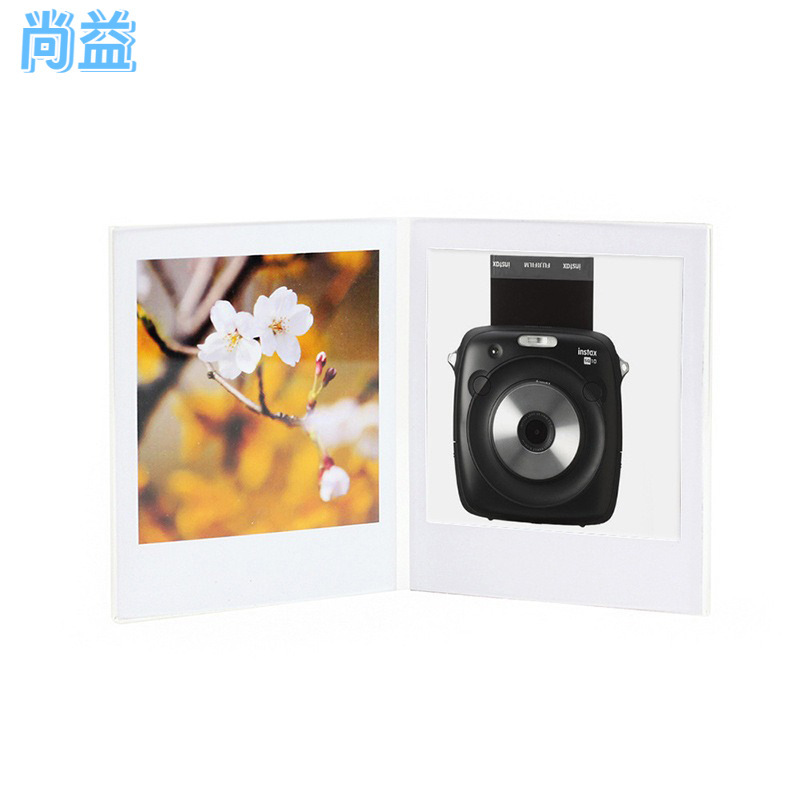 Suitable for Polaroid Square Sq20/Sq10/Sq6/Sp-3 Photo Acrylic V-Shaped Photo Frame Empty Frame