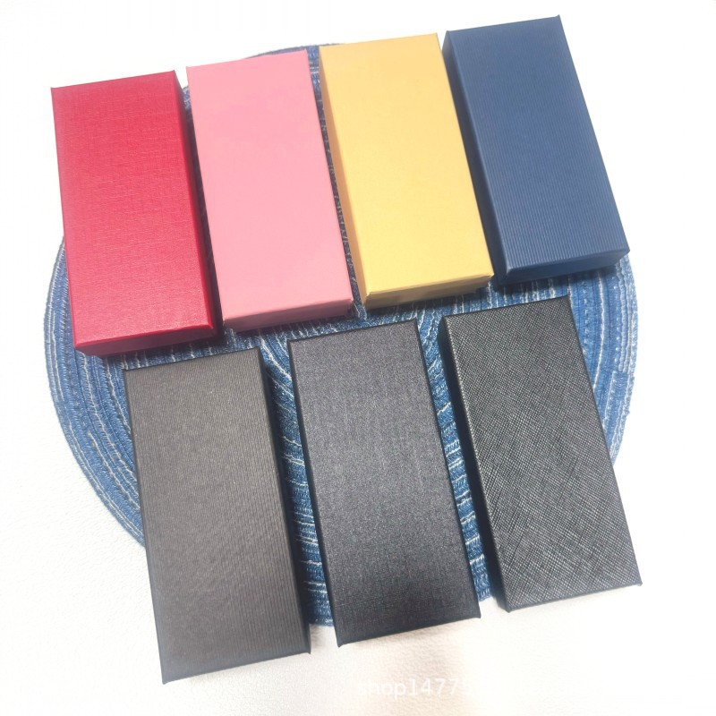 新款纯色简约天地盖手表包装盒 内置海绵垫长方形包装礼盒手表盒