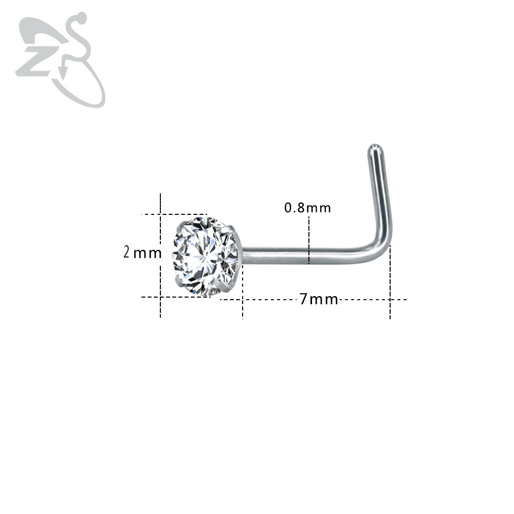Labret piercing jewelry detail image