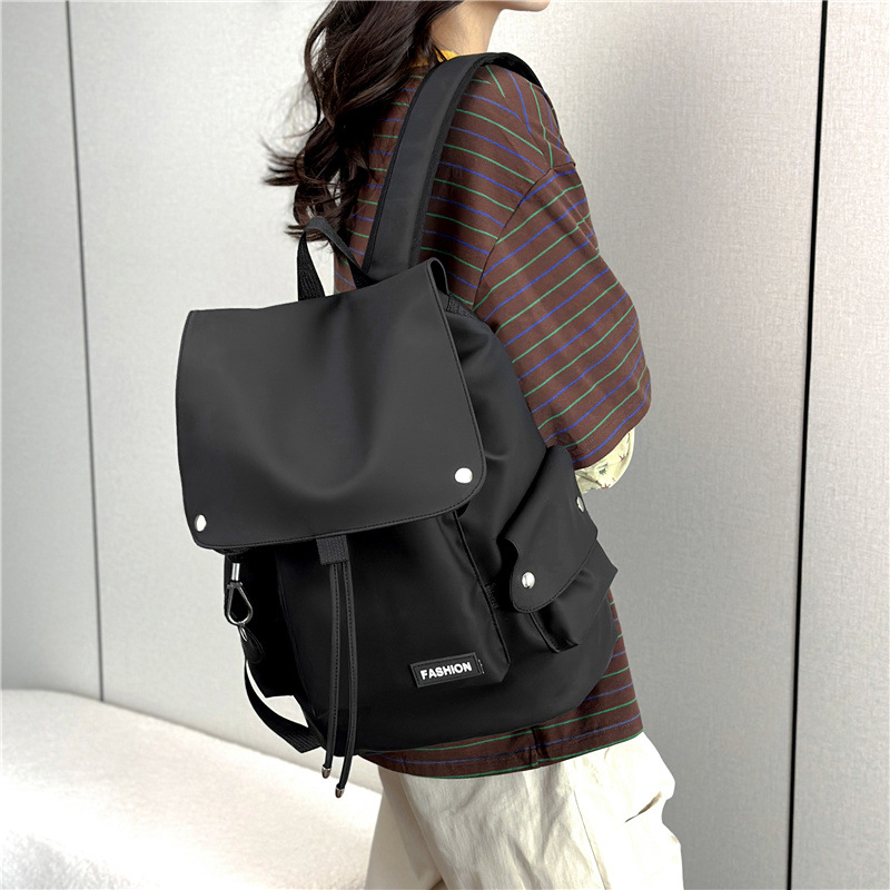 Japanese-Style Trendy Workwear-Style Casual Backpack, Large-Capacity Computer Travel Backpack, School Bag for Male and Female Middle and High School Students