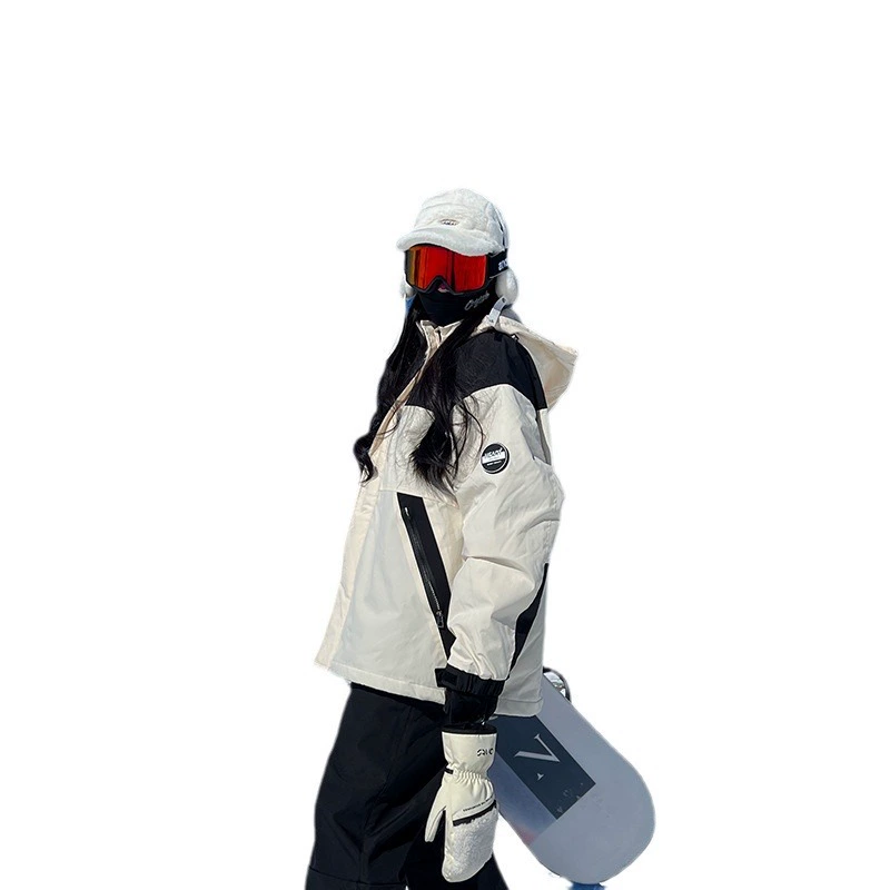Зимняя куртка с капюшоном для подогрева, горнолыжный костюм, плюс размер, увеличенная толщина, прямые продажи фабрики