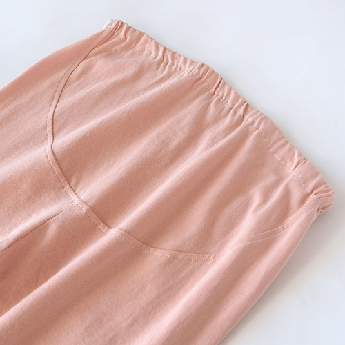 Spring and Autumn New Pure Cotton Pregnant Women's Pants, Long Pants, Summer Thin Style, Pre-pregnancy and Post-pregnancy Pants, Loose and Adjustable Home Pants