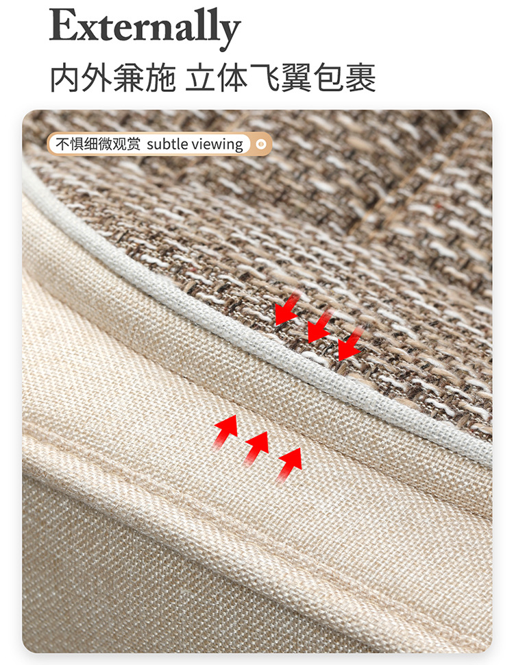 25 Years of Cross-Border New Four-Season Universal Comfortable Linen Breathable and Wear-Resistant Five-Seater Universal Car Interior Cushion Cover