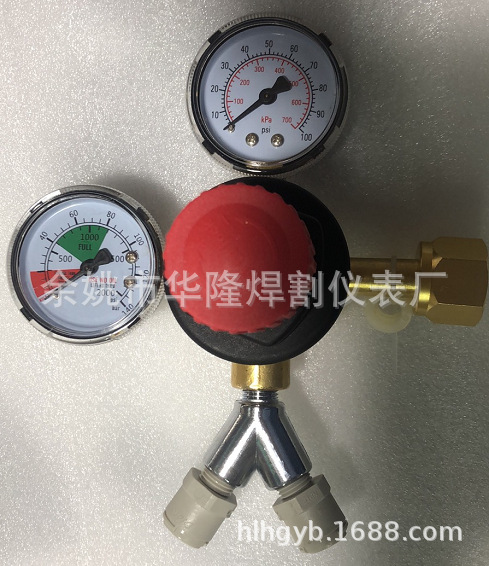 啤酒饮料苏打水CO2减压表TAP二级表