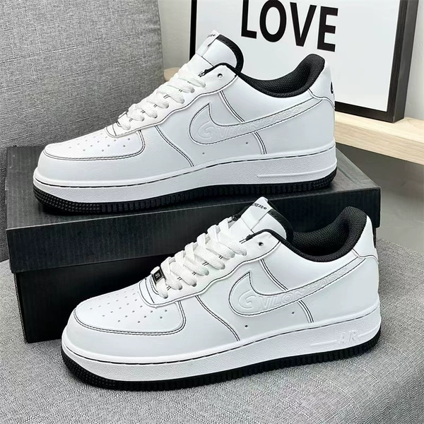 ▓Putian shoes AF black and white stitching ░g