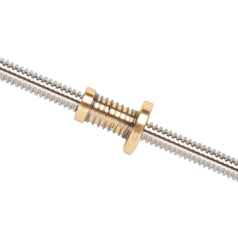 Трапецеидальная гайка T8 из нержавеющей стали с защитой от люфта для 3D-принтеров