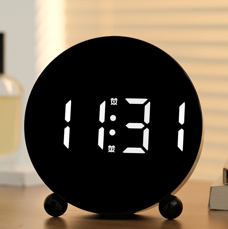 Reloj digital LED reloj despertador electrónico inteligente artefacto de despertar para estudiantes 2024 nuevo reloj de escritorio