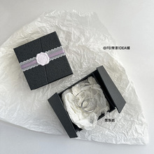 手链小礼盒粉色手串饰品包装盒磁吸对开精致穿戴甲悬浮盒礼物盒空