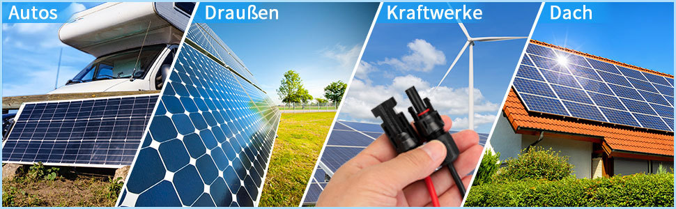 Abisolierzange Solarkabel Stecker Set