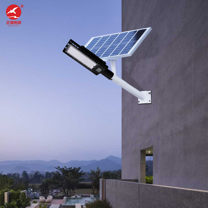 (2개) 태양 벽 램프 유도 정원 빛 200W 슈퍼 밝은 태양 빛 야외 방수 벽 램프 국가 가로등