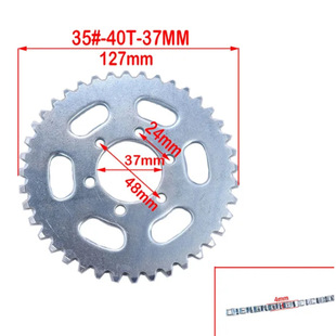 49CC mini ATV modification accessories 35# chain plate 40T58T60T65T75T scooter modification tooth plate