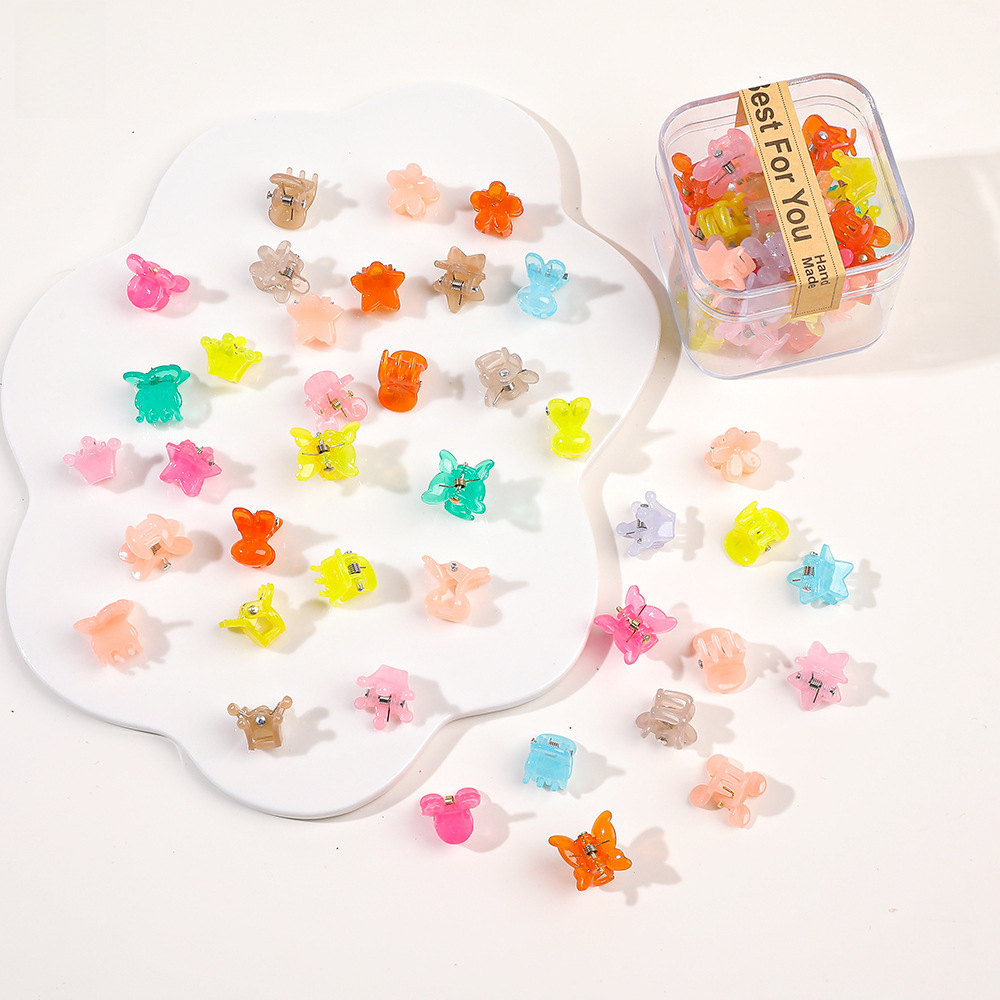 Set mini mollette per capelli colorate per trecce e frangetta_voghion.com