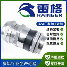 厂家批发双密封铠装电缆接头CMP霍克防爆格兰头金属不锈钢固定头