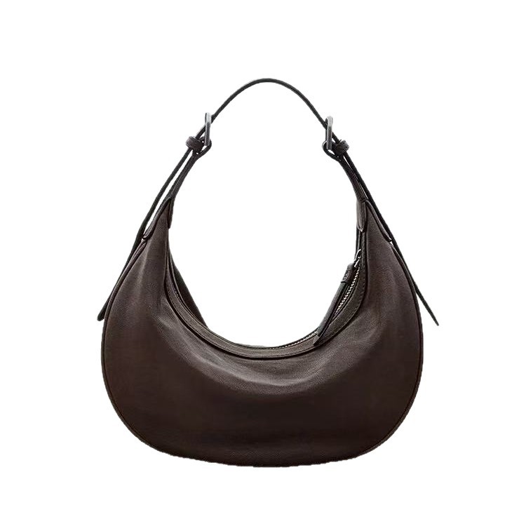 [Xi Mengyao Style] New Crescent Hobo Bag - Versatile Commuter Crossbody Shoulder Underarm Bag For Women - Thumbnail 5