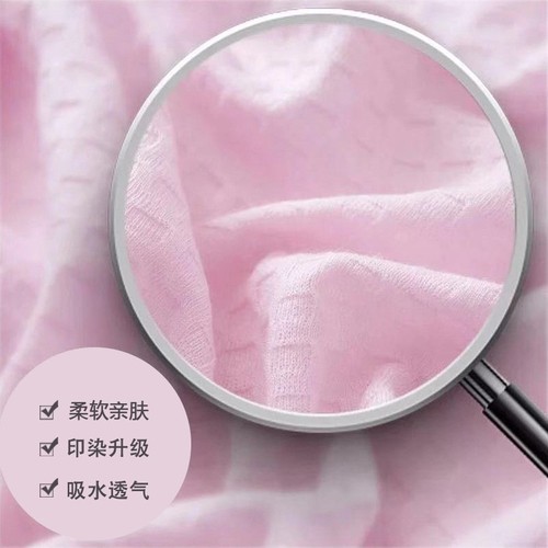 Spring and summer waffle bathrobe women's sauna suit thin sauna suit nightgown men's water-absorbent quick-drying bathrobe wholesale