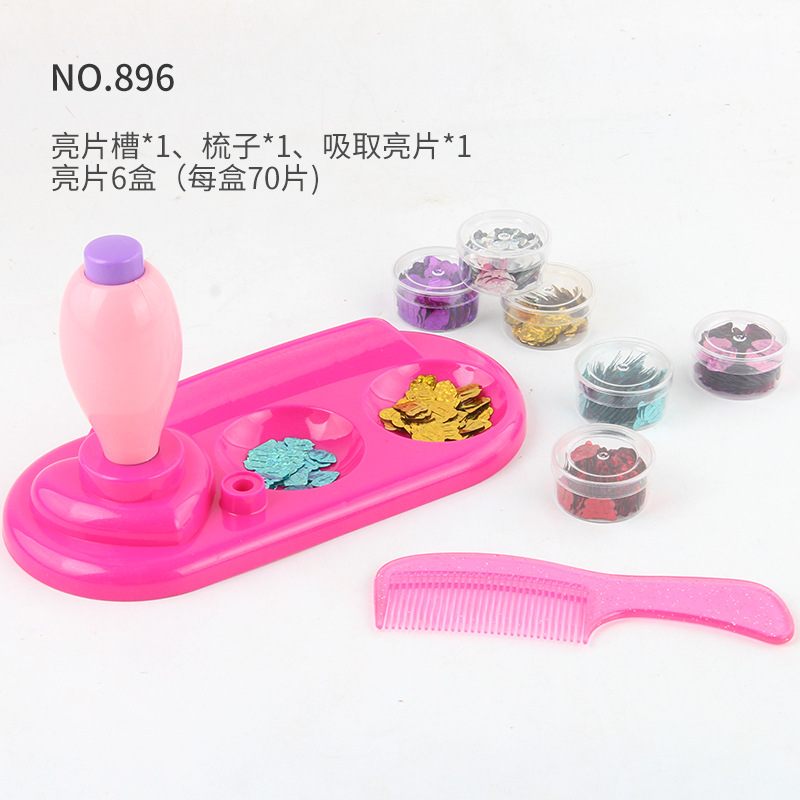 Fabricantes suministro de trenzas eléctrico de tres hilos Dispositivo de trenzado de cabello bricolaje máquina de perforación de uñas mágica maquillaje accesorios para el cabello Juguetes