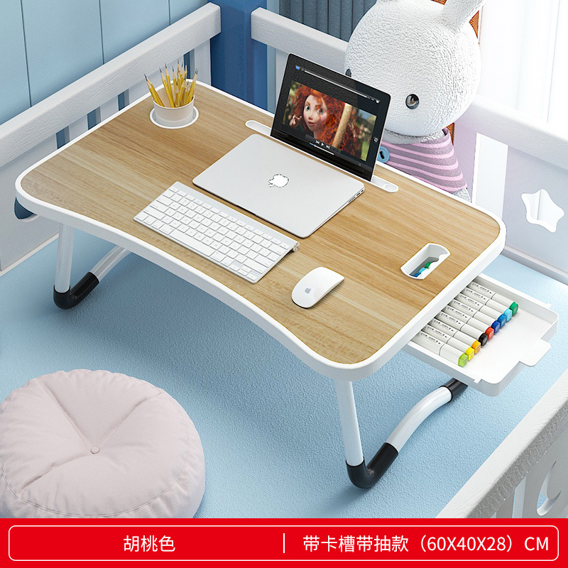 Escritorio de cama mesa plegable dormitorio de casa simple mesa de estudio mesa perezosa cama plegable mesa pequeña