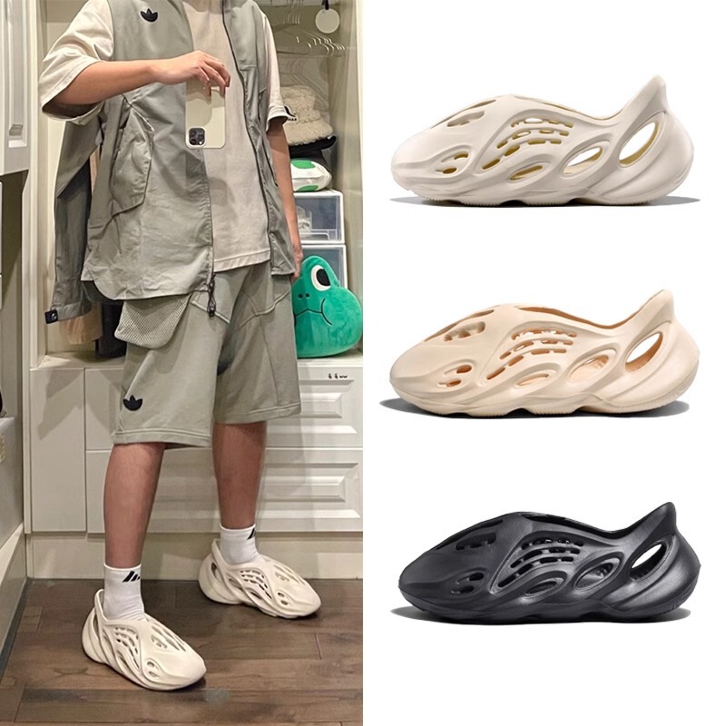 High-End Version of Coconut Hole Shoes Slippers for Men, Eva Material Full-Cover Slippers for Women, Summer Outdoor Sandals, Trendy