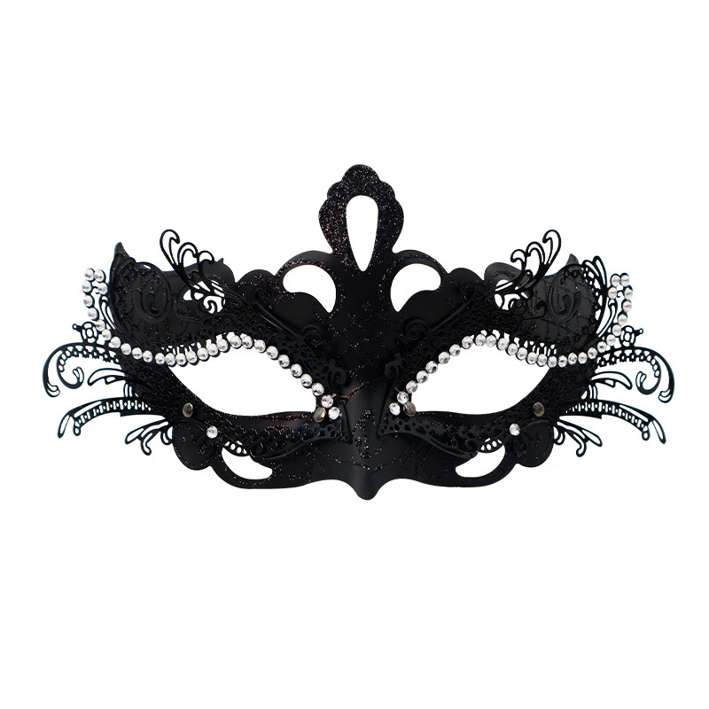 Amazon pareja máscara de baile de mascaras metal forjado mitad cara Halloween carnaval máscara de fiesta de pascua