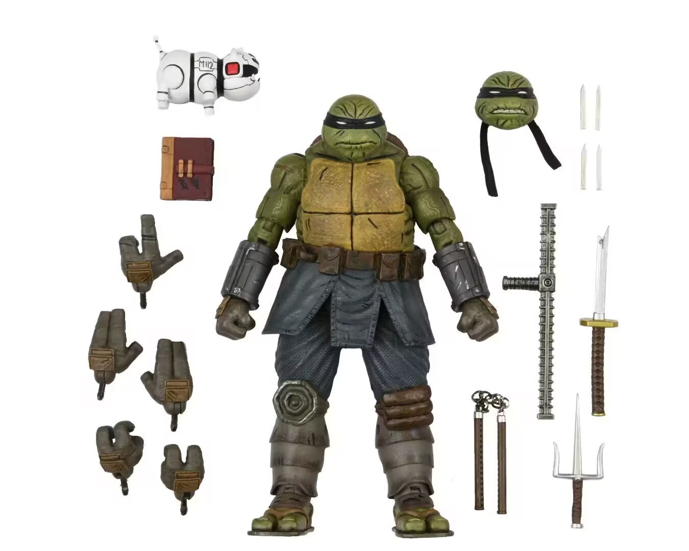 NECA global Monster momia Tortuga Ninja el último Ronin muñeca móvil de 7 pulgadas modelo hecho a mano