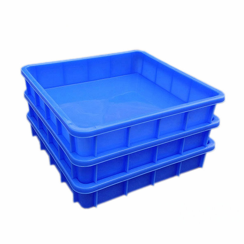 正方形塑料方盘塑胶盘子储物盘零件盘物料胶盆配件周转盘410*410