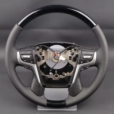 Suitable for Toyota Land Cruiser LC300 Prado 120 150 300 series steering wheel (Steering wheel) - black