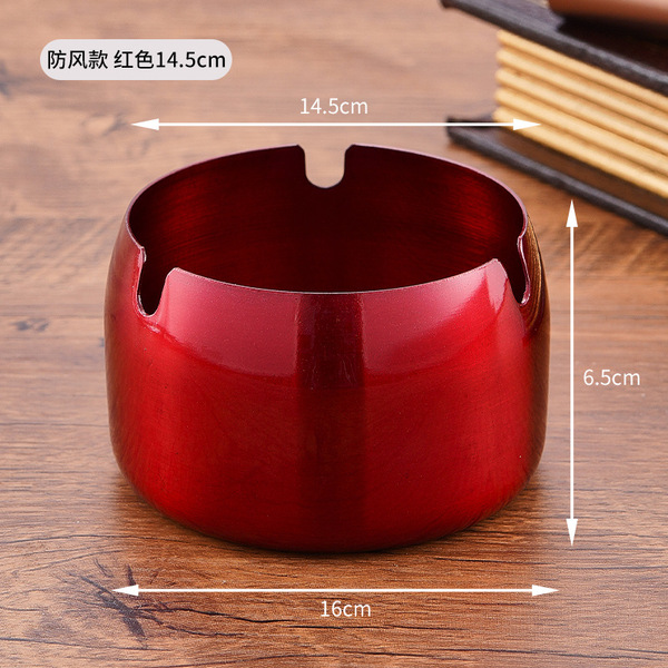 windproof ashtray stainless steel for hotel for commercial use
