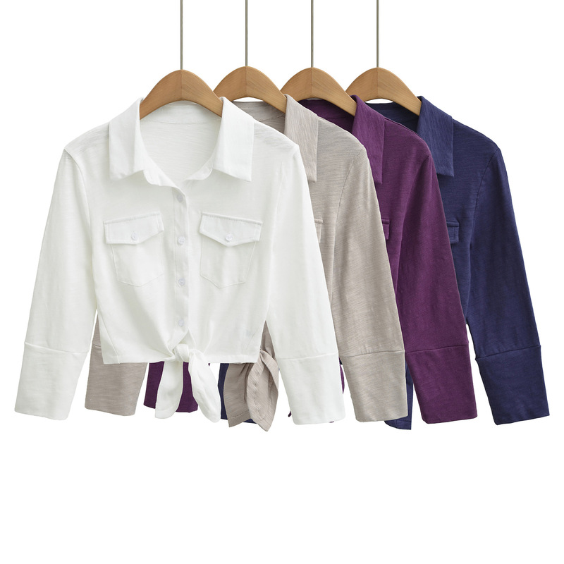 Intellectual Pure Desire Shirt, Waist-Cinching Top, High-Intellectual Style, Slimming Commuter Shirt, Women's Summer New Style, Beautiful Blouse Top Intellectual Pure Desire Shirt, Waist-Cinching Top, High-Intellectual Style, Slimming Commuter Shirt, Women's Summer New Style, Beautiful Blouse Top