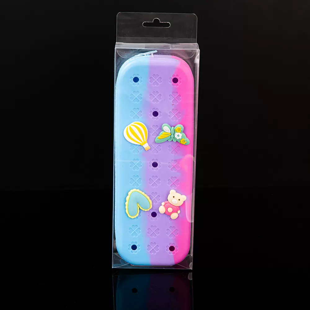 透明挂钩pvc包装盒笔袋专用透明盒文具磨砂pp包装盒折叠pet透明盒