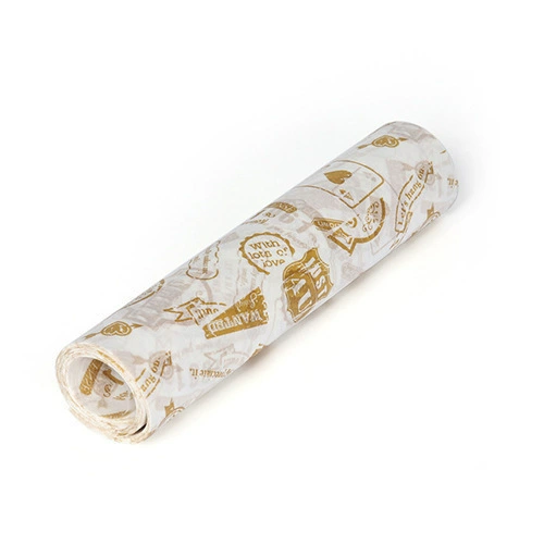Пакеты для выпечки Wax Paper (Hourong) с принтом, масло-устойчивые для дим сум, 10 или 50 шт, пищевого качества