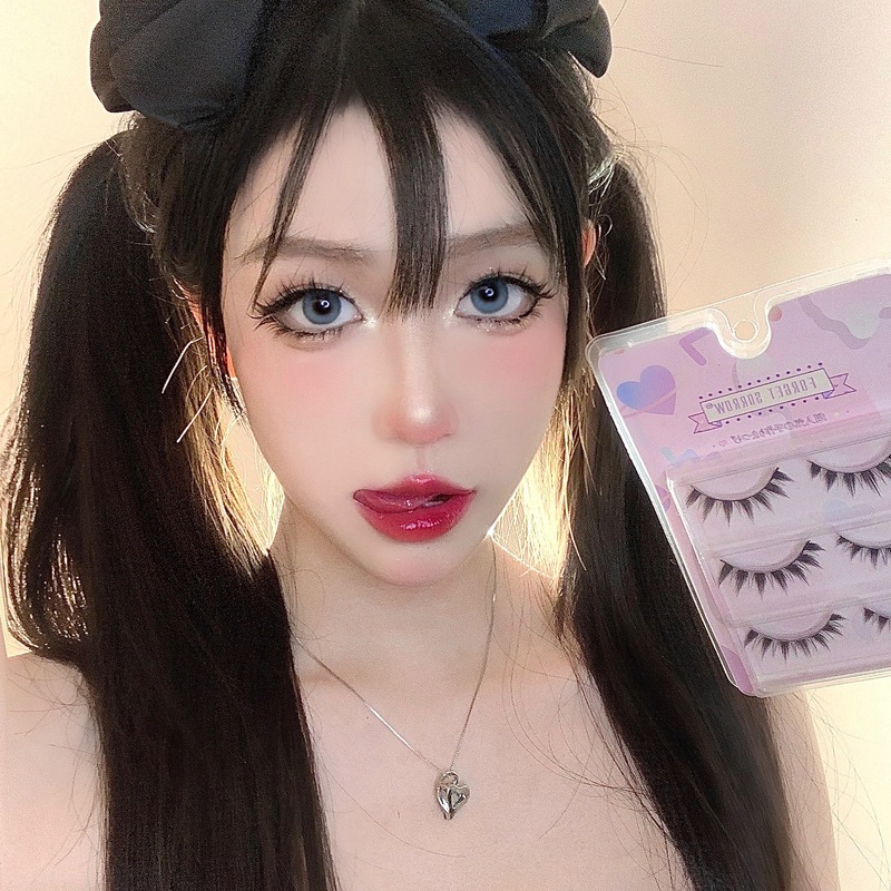 Forget‖日本で人気のNO.1小悪魔COSコミックバービーアイつけまつげ太くてカールしたegirlハードステム|undefined