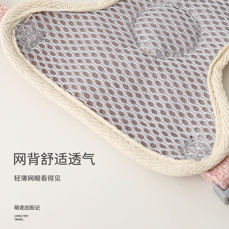 Perro cuerda perro mascota Correa chaleco pequeño perro gato correa de pecho Cadena de perro conejo suministros para mascotas