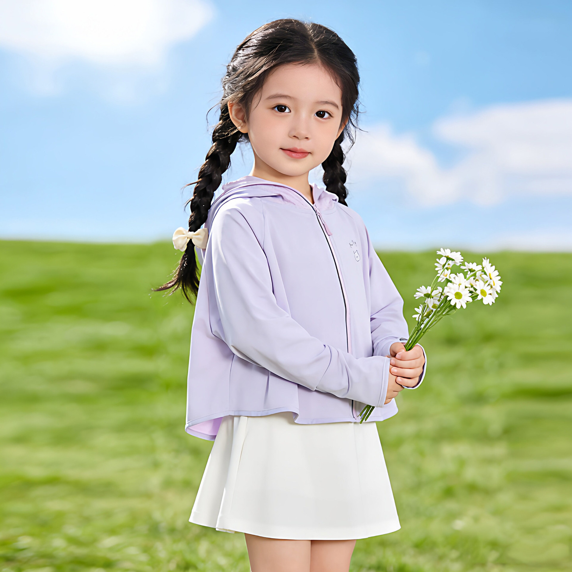 Solid purple / L100cm