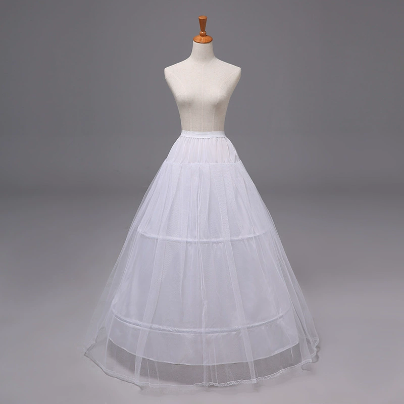 Юбка Пряжа платье юбка Расчалка двойная стальная Однослойная пряжа уровня пола Нижняя юбка с длинной елочной кости Расчалка собственное заводское качество красивая Цена