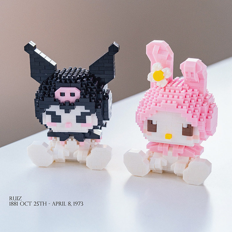 Compatible with Lego Micro-Particle Cartoon Dolls, Cute Building Blocks, Gifts, Children's Educational Assembling Toys, Girls' Toys Wholesale