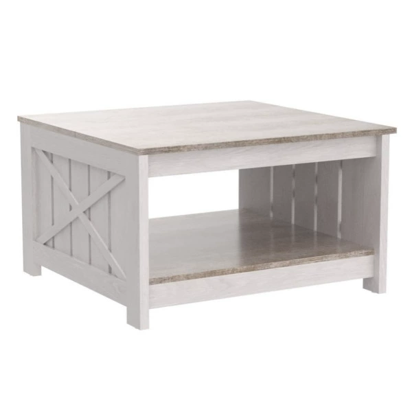 Трансграничная внешняя торговля, самый продаваемый регулируемый журнальный столик, журнальный столик для гостиной с ящиками, простой современный квадратный журнальный столик с панелями