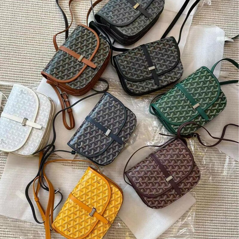 Goya Vintage Saddle Bag, Dog Tooth Bag, Single Shoulder Bag, Crossbody Style, Small Square Bag, Women's Bag, Versatile High-End Version, Fashionable New Model Goya Vintage Saddle Bag, Dog Tooth Bag, Single Shoulder Bag, Crossbody Style, Small Square Bag, Women's Bag, Versatile High-End Version, Fashionable New Model