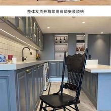 美式复古风实木餐椅子田园婚庆道具拍照椅子法式欧式庭院温莎椅子