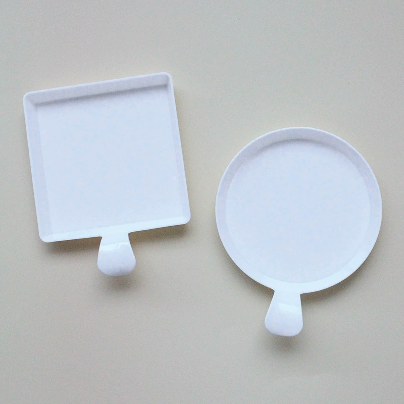 Оптовая продажа мусс торт утолщение пластиковый поддон прокладка квадратная точка десерт муссто круглый белый нижний поднос