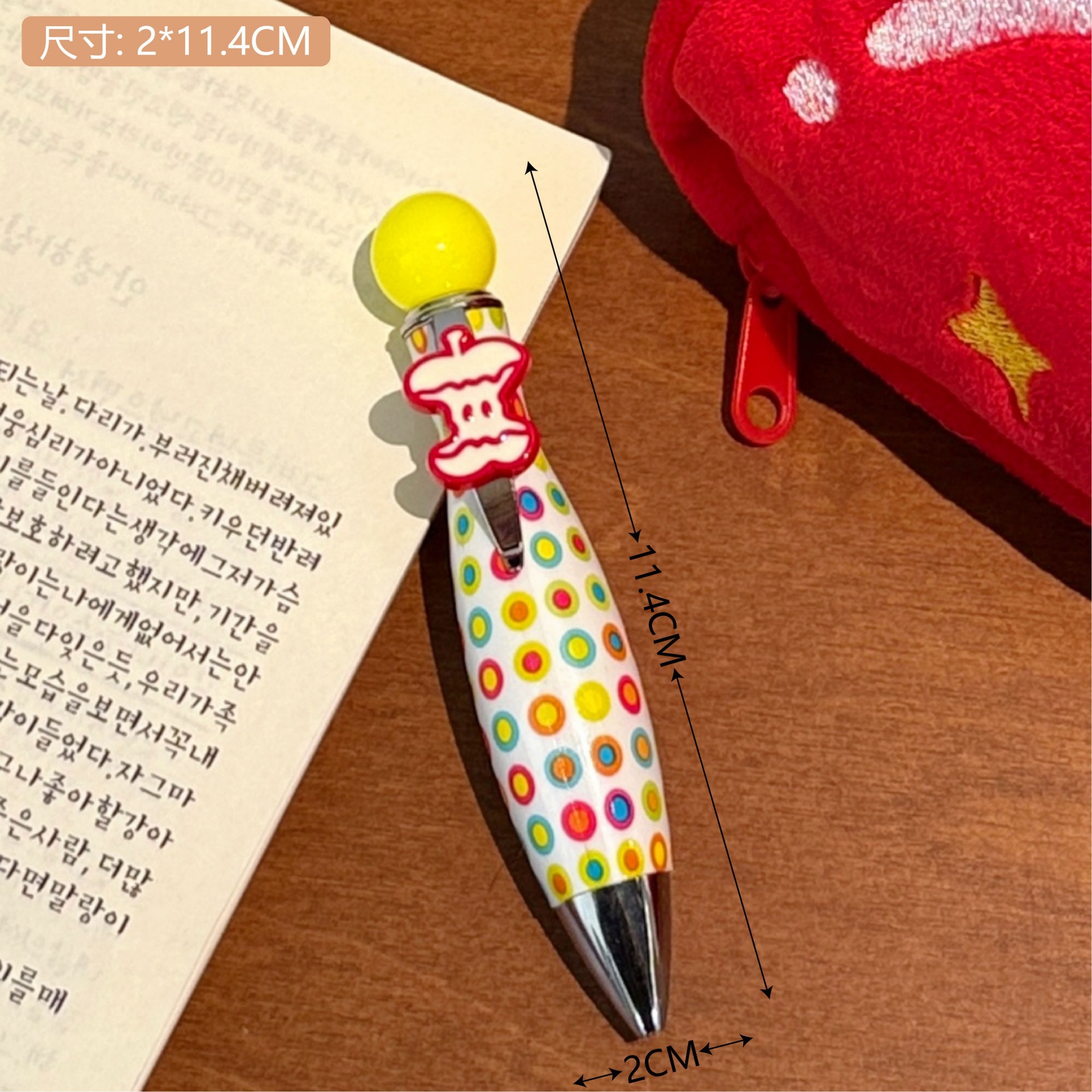Pluma de gel japonés lindo negro de secado rápido firma de prensa bolígrafo de agua papelería de alto aspecto para estudiantes
