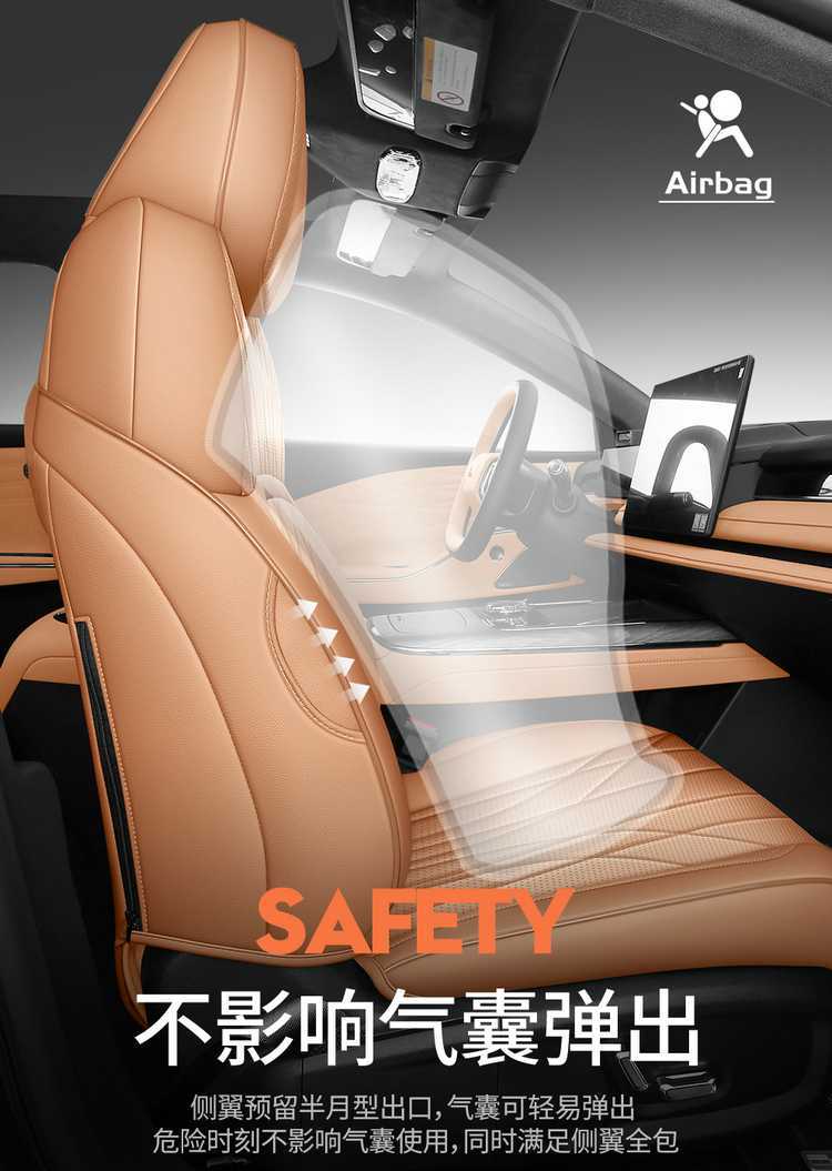 Specifically designed for the Geely Galaxy Xingyao 8-seater, this is a full-coverage seat cover set, featuring all-season perforated leather car seat cushions
