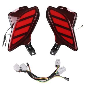 Suitable for 21 Toyota Land Cruiser Rear Bumper Lights, Flowing Water Steering Modification, Driving Brake Warning Lights, Rear Bumper