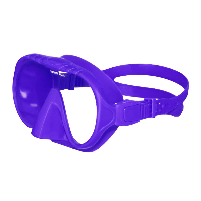 Hotdive líquido de silicona templado vidrio sin marco gafas de buceo anti-niebla lente libre sumergible buceo gafas de pulmón