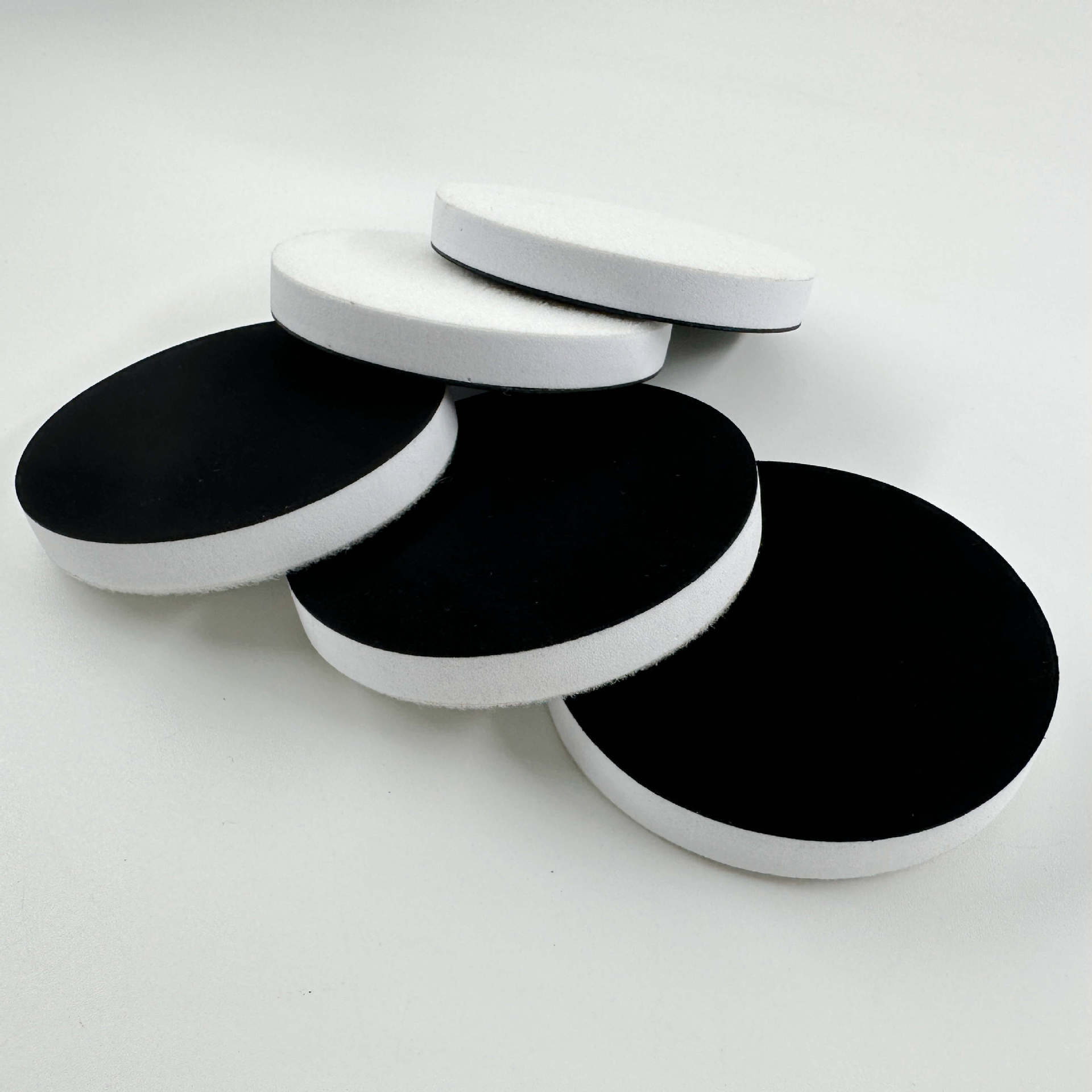 聚氨酯抛光皮 五轴机用白皮黑皮轮2.5D/3D 曲面复合抛光垫