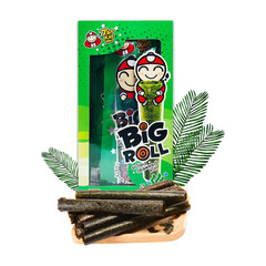 Thai-imported Laobanzai Seaweed Original-Flavor Crispy Seaweed Rolls, 27g Pack – Ready-to-Eat Seaweed for Afternoon Tea or Snack Time