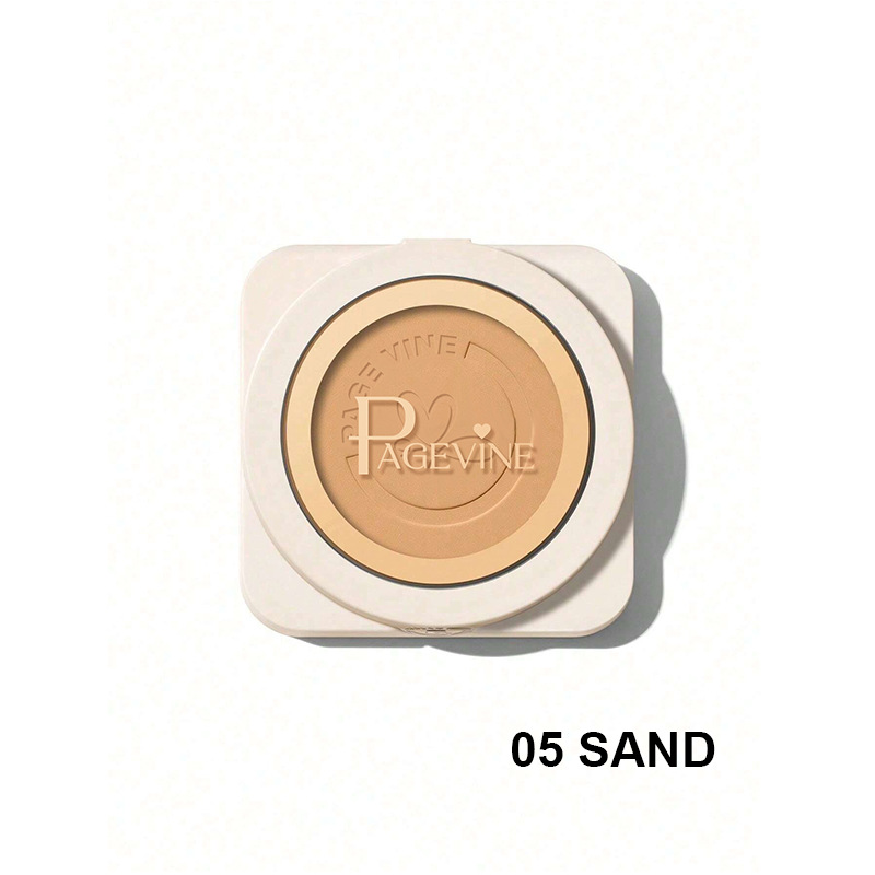 PAGE VINE transfronterizo polvo de maquillaje seco y húmedo, impermeable y antitranspiración, no se pega, no se quita, maquillaje, comercio exterior