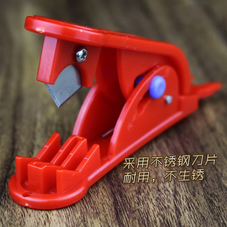 2 puntos 3 puntos purificador de agua PE tubo herramienta de corte de acero inoxidable multi-función cortador de tubo