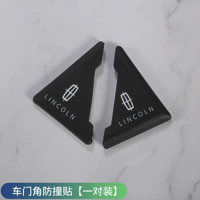Surface Protection Rubber Sticker Decorative – Qapı və bamper qoruyucu zolaqlar - door-corner-anti-collision-stickers-lincoln-pair