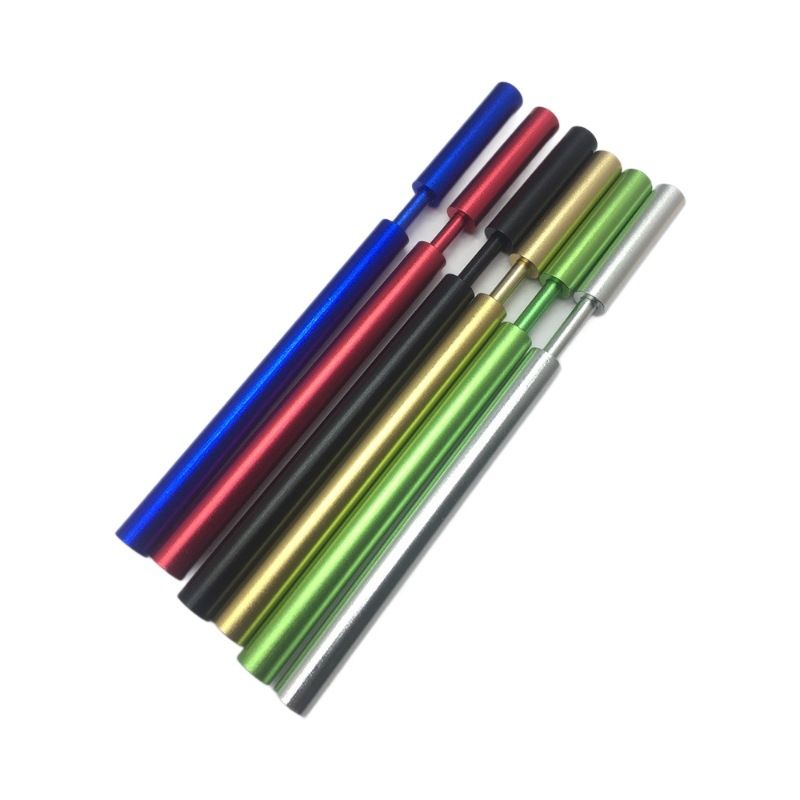 Nostalgic aluminum alloy is a crackling tube after 7080 nostalgic toy imitation bamboo toy bamboo tube sniper firing bamboo tube gun